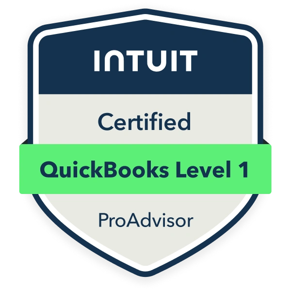 QuickBooks Certified Level 1 ProAdvisor